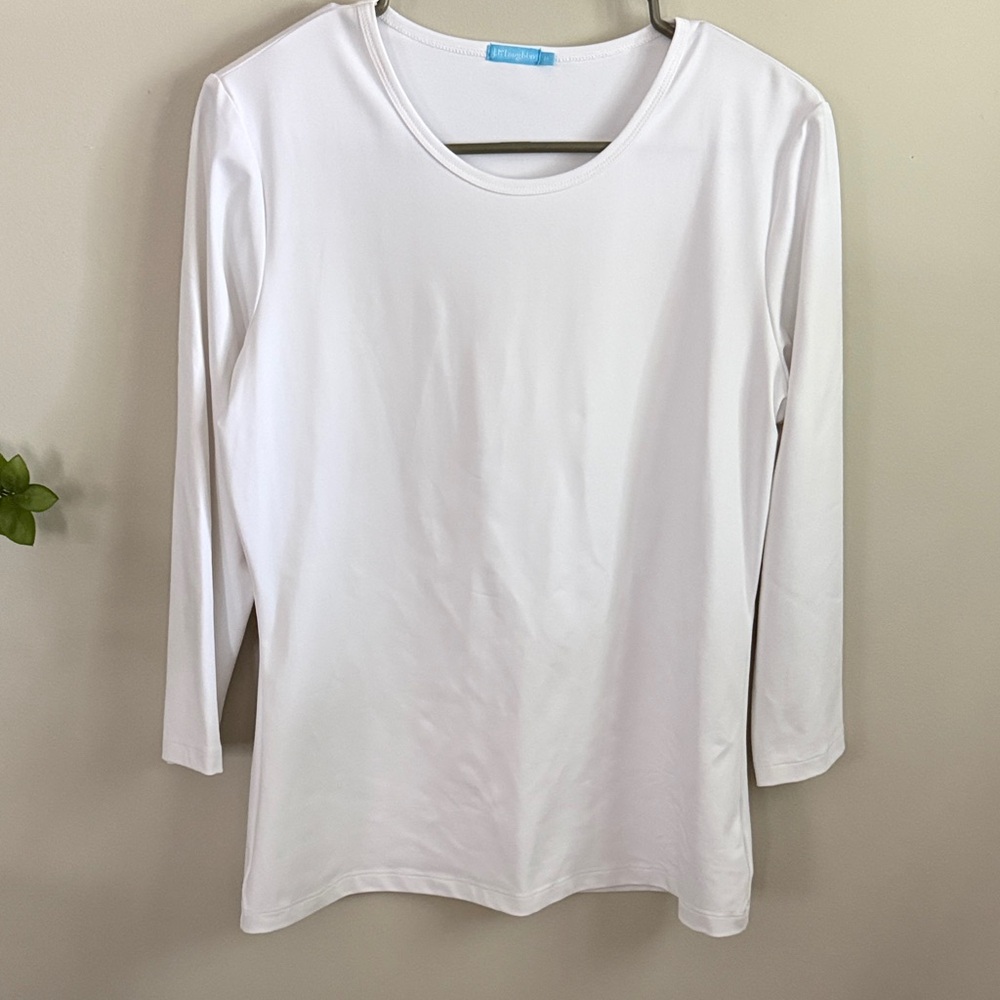 J. McLaughlin Long Sleeve Crew Neck Nylon Size: M